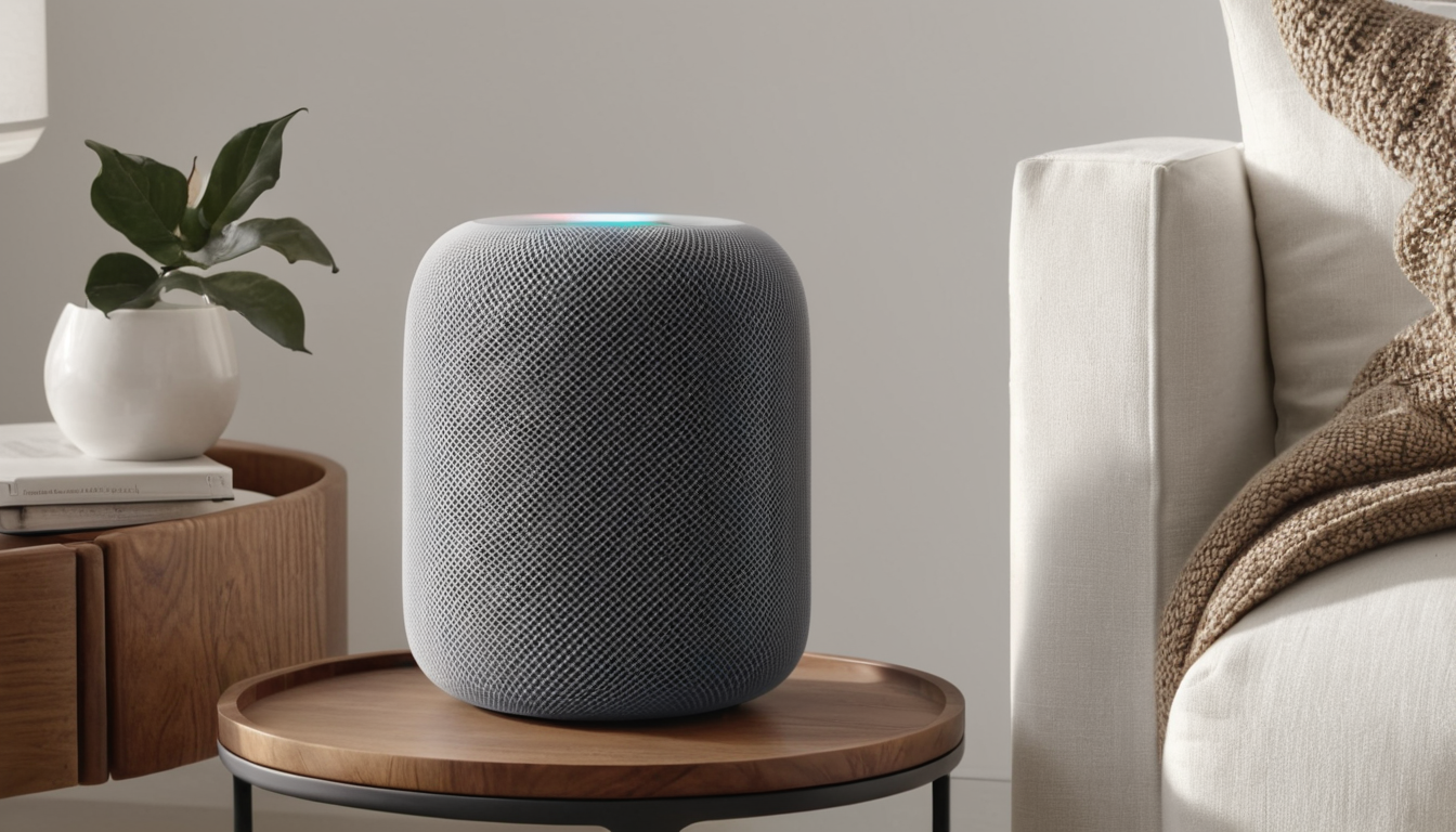 Apple HomePod in living room