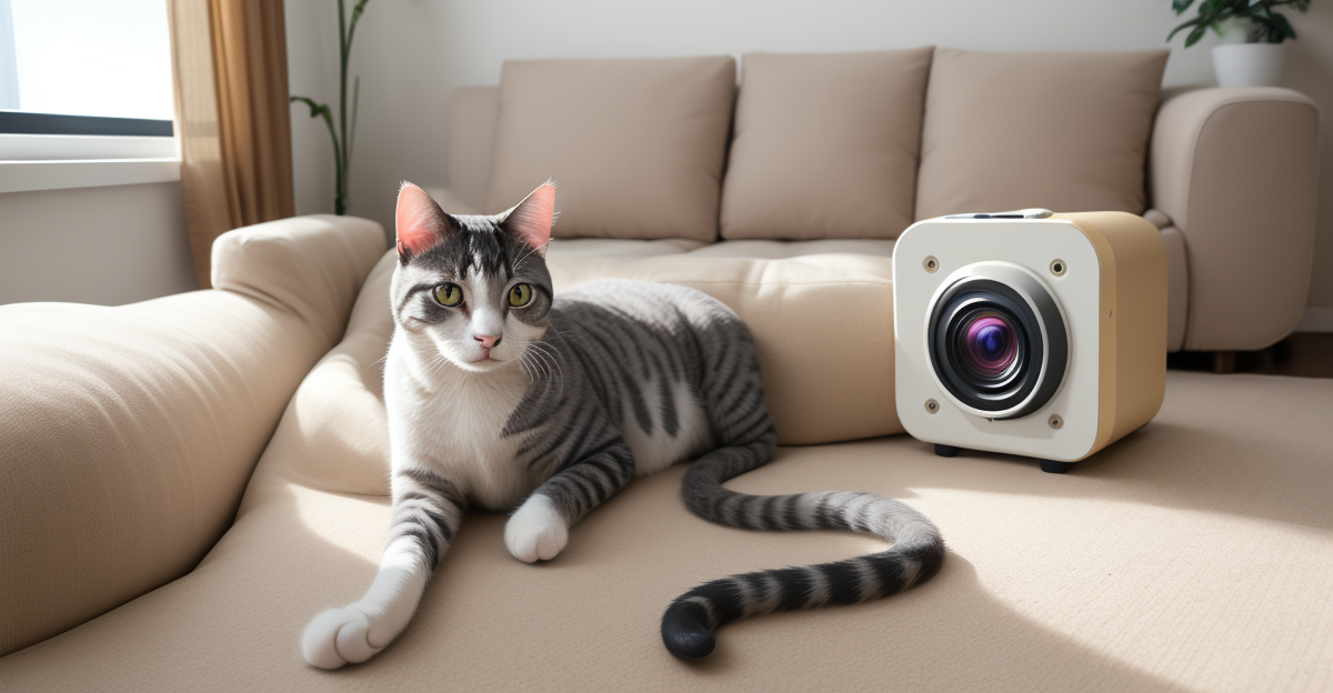 Pet camera with two-way audio