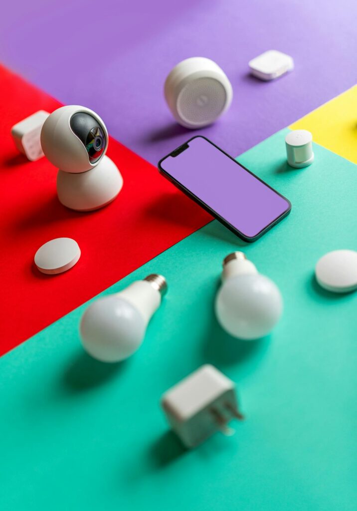 Smart home gadgets and light switch controls