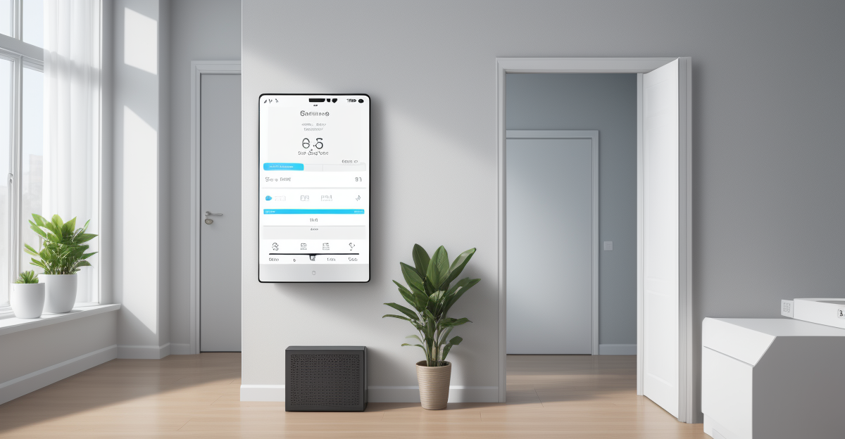 Smart thermostat energy savings display