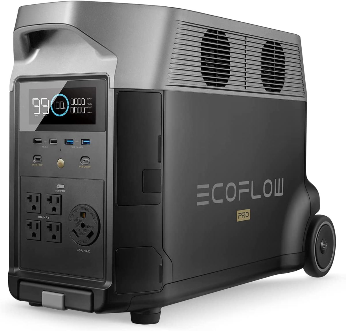 EcoFlow Delta Pro portable power station for home backup power