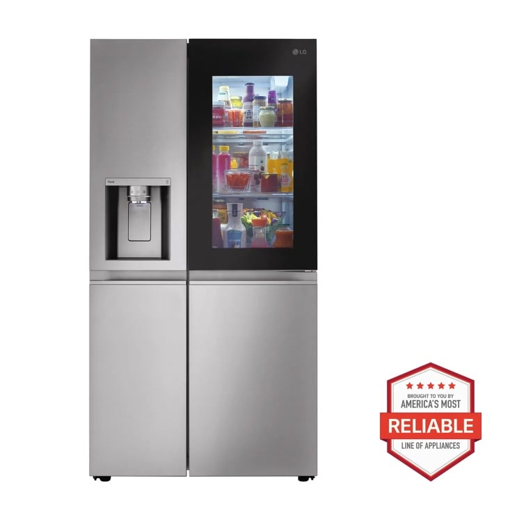 LG InstaView refrigerator with Craft Ice technology