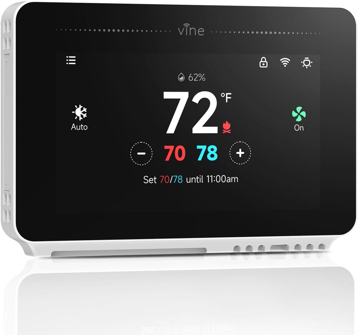 smart thermostat touch screen