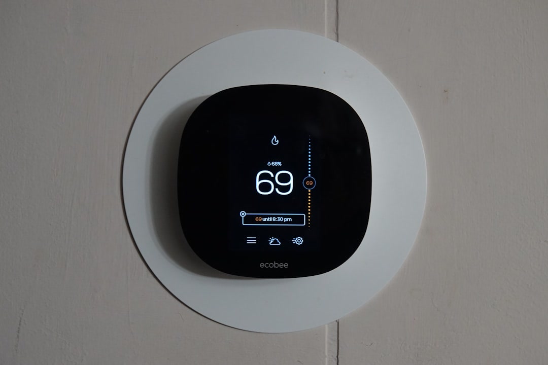 Google Nest Audio smart speaker in room