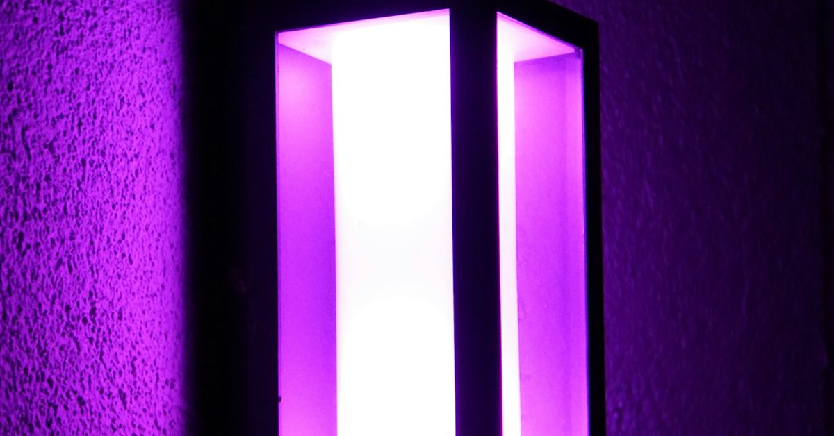 Philips Hue smart bulb with color options