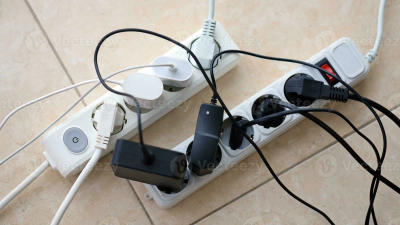 Smart plug on power strip setup