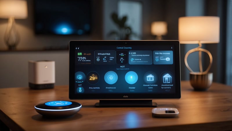 Smart home hub central controller device