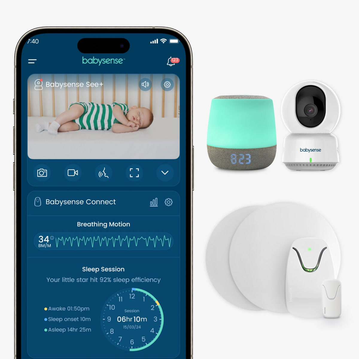 Home Assistant dashboard showing nursery automations for temperature and air quality
