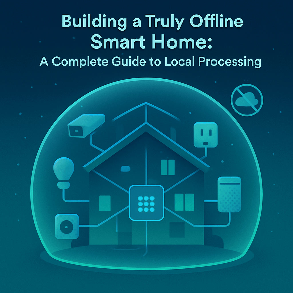 Smart home devices that work with local processing