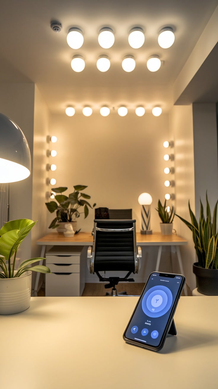 Philips Hue smart bulb with adjustable white color temperature