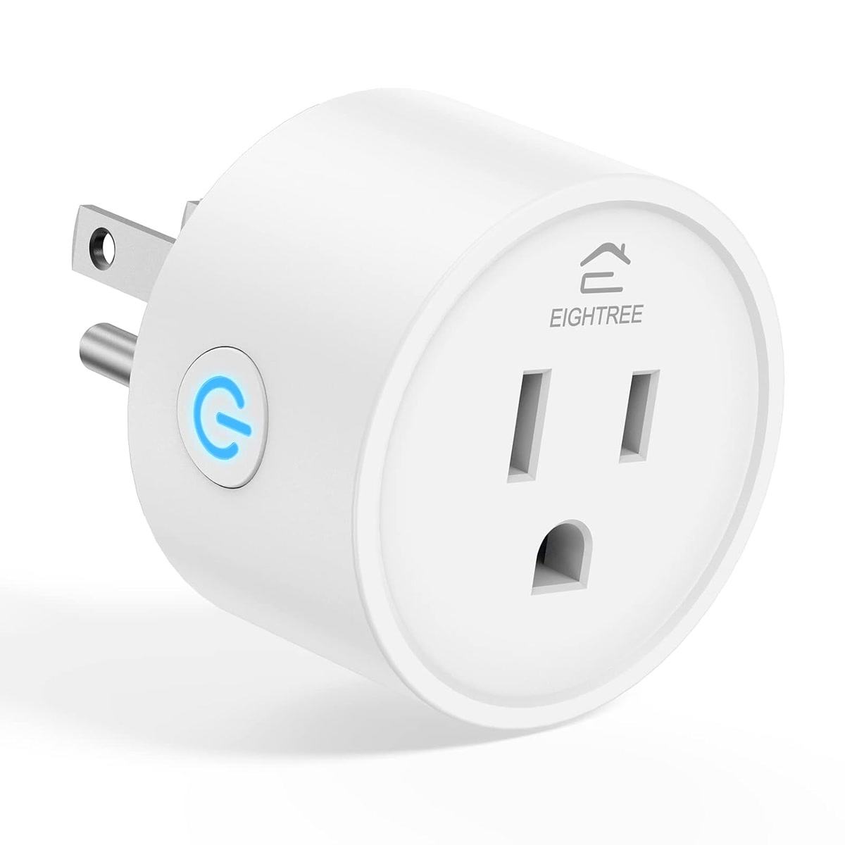 TP-Link Kasa smart plug connected to power outlet for home automation
