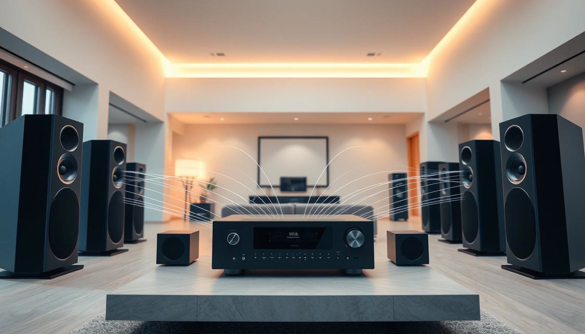 Multi-room speaker system for whole home audio
