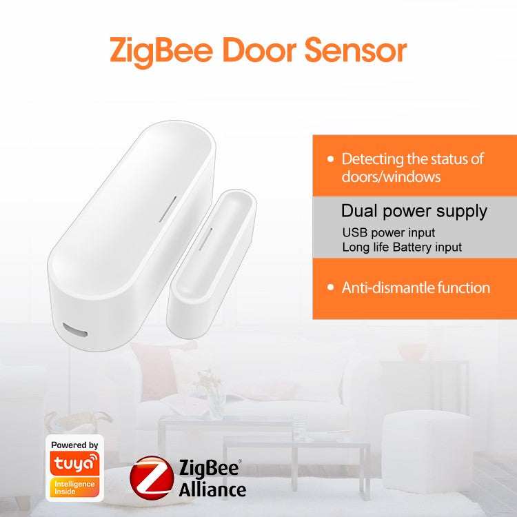 Zigbee door contact sensor for tracking closet door activity