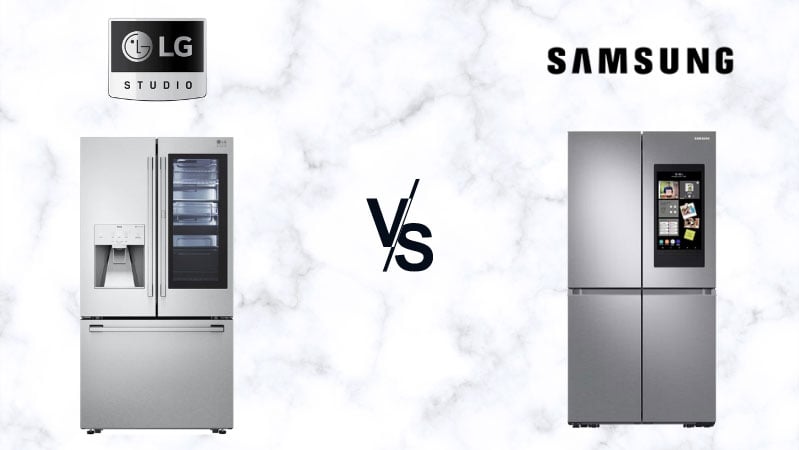 Samsung vs LG counter-depth refrigerator comparison for smart home buyers