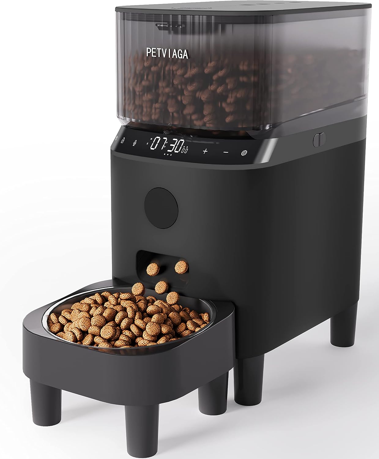 Smart automatic pet feeder with app scheduling