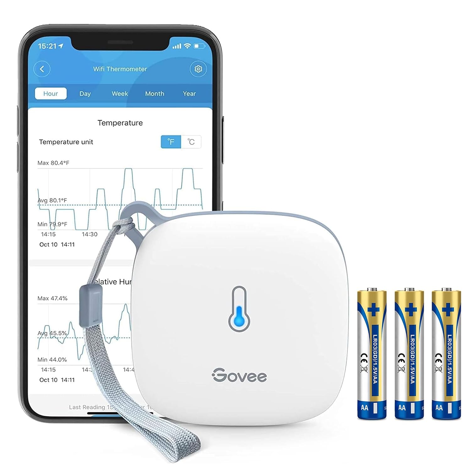 Govee WiFi thermometer hygrometer H5179 indoor unit