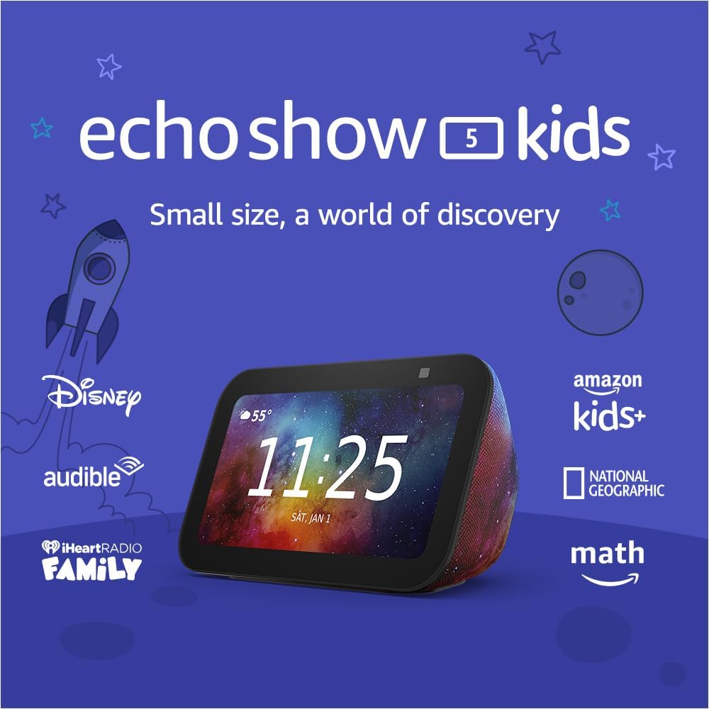 Amazon Echo Show 5 Kids (newest model), Designed for kids, Designed for Alexa+, …