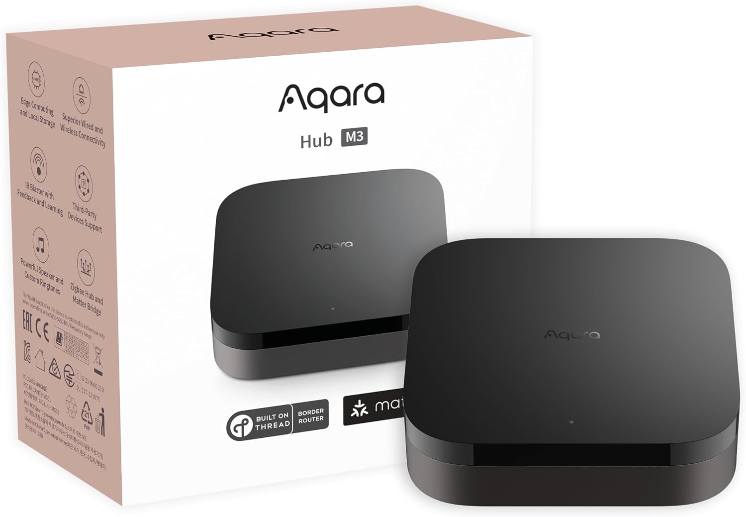 Aqara Smart Home Hub M3 with Matter controller and Thread border router