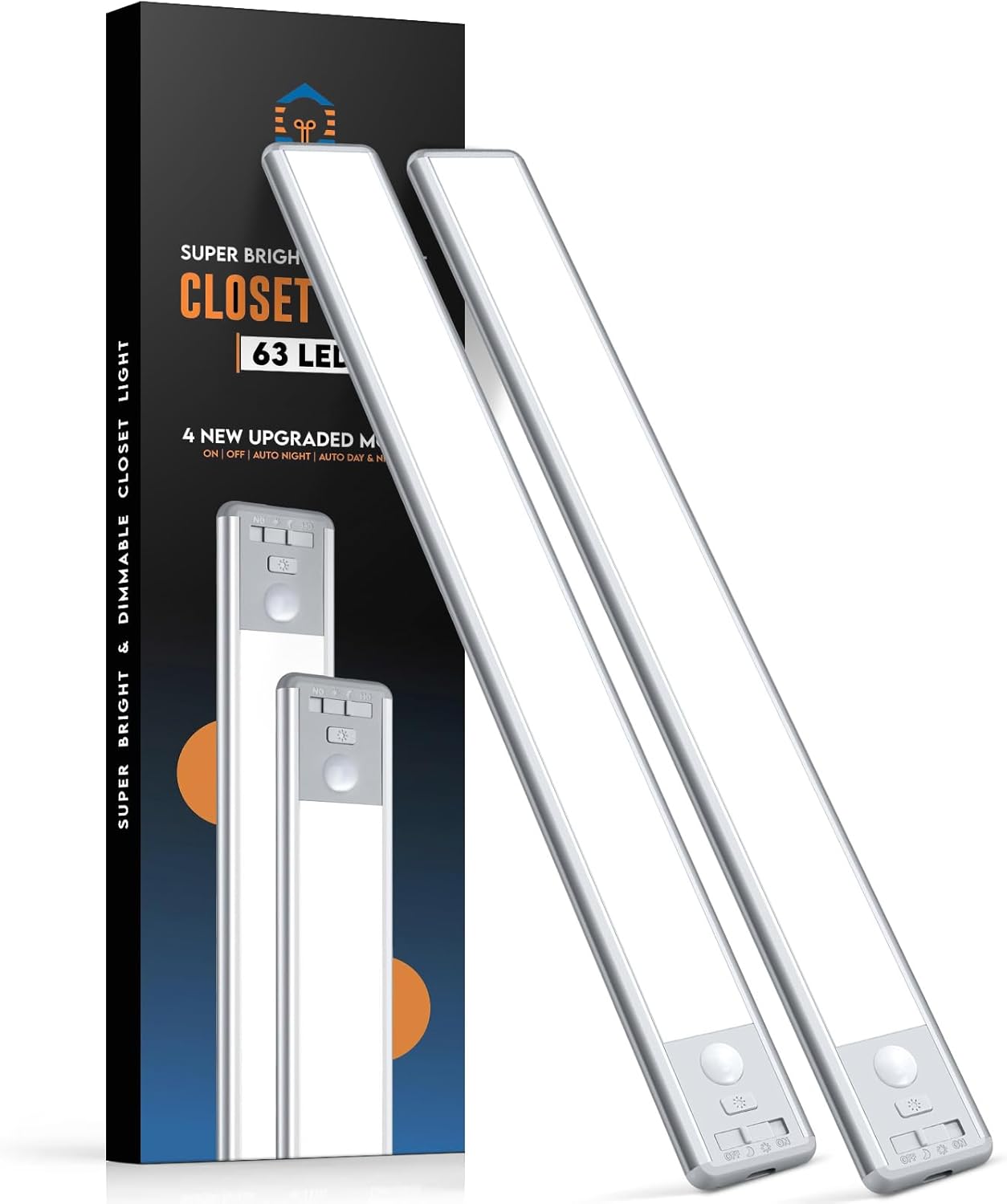 Reoshine rechargeable motion-sensor LED light bars for closets
