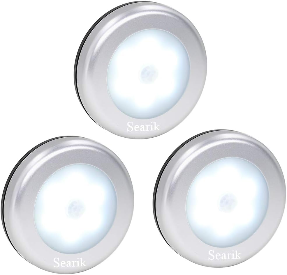 Searik 3-pack of magnetic step lights